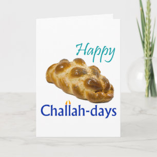 Happy Challah-days Feestdagen Kaart