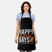 Happy Challah Days Funny Hanukkah Holiday Gift Schort (Gedragen)