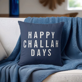 Happy Challah Days | Funny Hanukkah Kussen