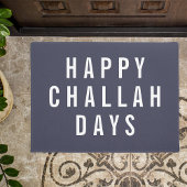 Happy Challah Days | Funny Holiday Chanukah Deurmat