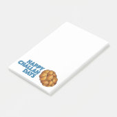 Happy Challah Days Hanukkah Chanukah Bread Loaf Post-it® Notes (Schuin)