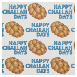 Happy Challah Days Hanukkah Chanukah Bread Loaf Stof