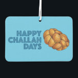 Happy Challah Days Hanukkah Chanukah Holiday Bread Luchtverfrisser<br><div class="desc">De luchtverfrisser heeft een originele markeerafbeelding van een brood met gebluste krijtagebak, met HAPPY CHALLAH DAYS in een leuk lettertype. Geweldig voor Hanukkah en andere joodse feestelijkheden. Zie je niet wat je zoekt? Hulp nodig bij aanpassingen? Klik op "Vraag deze ontwerper" om iets te maken dat alleen voor jou is...</div>