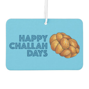 Happy Challah Days Hanukkah Chanukah Holiday Bread Luchtverfrisser