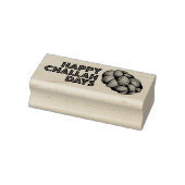 Happy Challah Days Hanukkah Chanukah Holiday Bread Rubberstempel (Stempel)