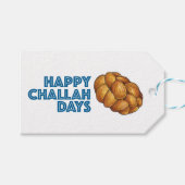 Happy Challah Days Hanukkah Chanukah Holiday Cadeaulabel (Voorkant (Horizontaal))
