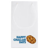 Happy Challah Days Hanukkah Chanukah Holiday Klein Cadeauzakje (Achterkant)