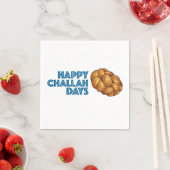 Happy Challah Days Hanukkah Chanukah Holiday Party Servetten (Insitu)