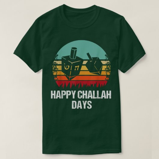 Happy Challah Days Hanukkah Jewish Chanukkah T-shirt (Design voorkant)
