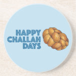 Happy Challah Days Hanukkah Jewish Holiday Bread Zandsteen Onderzetter<br><div class="desc">Sandstone-onderzetter heeft een originele markeringsillustratie van een brood met challah-brood,  met HAPPY CHALLAH DAYS in een leuk lettertype. Ideal voor Hanukkah! Zie je niet wat je zoekt? Hulp nodig bij aanpassingen? Klik "contact deze ontwerper"om iets te hebben enkel voor u wordt gecreeerd!</div>