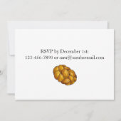 Happy Challah Days Hanukkah Party Joodse Feestdage Kaart (Achterkant)