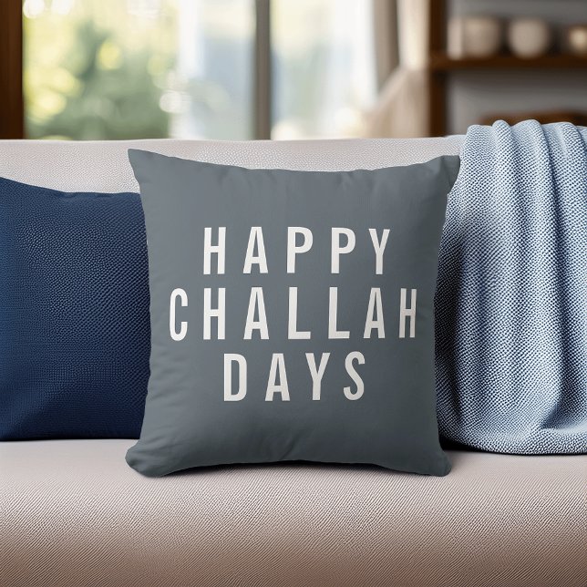 Happy Challah Days Holiday Decor Kussen (Creator heeft geüpload)