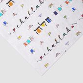 Happy Challah Days-krant Tissuepapier (Detail)