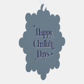 Happy Challah Days Ornament Kaart (Rechts)