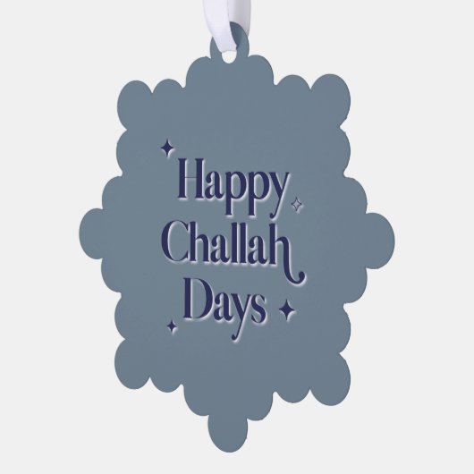 Happy Challah Days Ornament Kaart (Links)