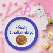 Happy Challah-Days Paper-Bord Papieren Bordje (Feest)