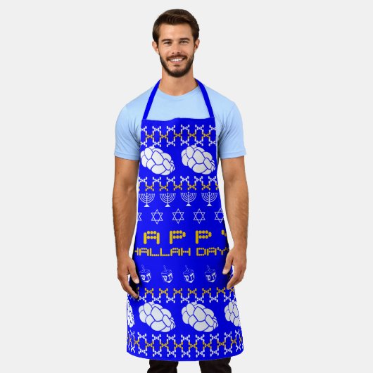 Happy Challah Days Schort (Gedragen)