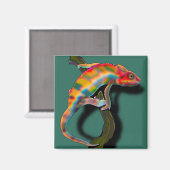 Happy Chameleon Magneet (Voorkant / Achterkant)