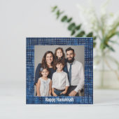 🕎 Happy Chanoeka, aangepaste tekst Feestdagenkaart (Staand voorkant)