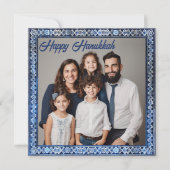 🕎 Happy Chanoeka, aangepaste tekst Feestdagenkaart (Voorkant)