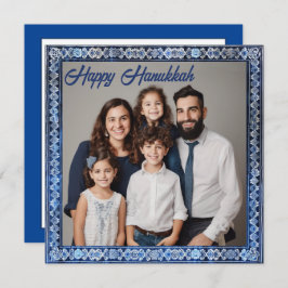 🕎 Happy Chanoeka, aangepaste tekst Feestdagenkaart
