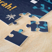 Happy Chanoeka aangepaste tekst Legpuzzel (Zijkant)