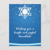 🕎 Happy Chanoeka, aanpasbaar Briefkaart (Voorkant)