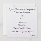 Happy Chanoeka Invitation Kaart (Achterkant)