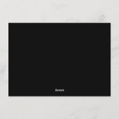 Happy Chanoeka | Modern Script Zwart Wit 3 Foto Feestdagenkaart (Achterkant)