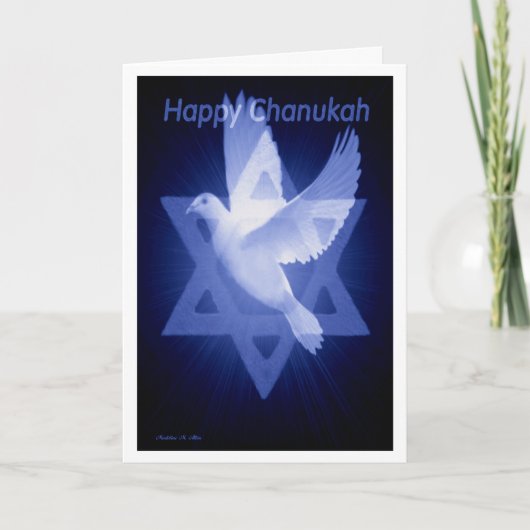 Happy Chanukah Feestdagen Kaart (Voorkant)