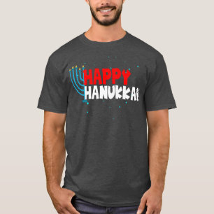 Happy Chanukah Festive Jewish Holiday Light the Me T-shirt