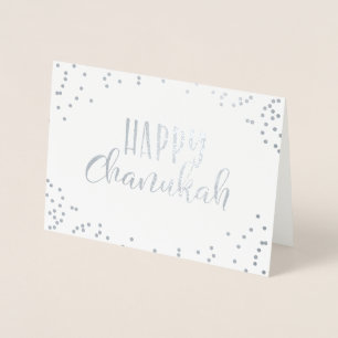 Happy Chanukah Folie Kaarten