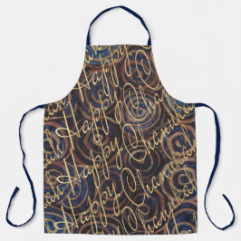 Happy Chanukah Gold Schort