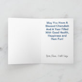 Happy Chanukah Ham Radio Wenskaart Feestdagen Kaart (Binnen)