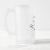 Happy Chanukah Hanukkah Gold Typografie Elegant Matglas Bierpul (Links)