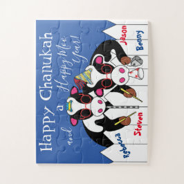 Happy Chanukah Happy Moo Year Legpuzzel