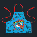 Happy Chanukah Judah Hero Schort<br><div class="desc">Happy Chanukah Judah Maccabee Super Hero apon. Personaliseer door tekst te schrappen en uw toe te voegen. Gebruik uw favoriete doopvontstijl, kleur, en grootte. Ben zeker om grootte en riem kleur te kiezen. Alle ontwerpelementen kunnen naar andere Zazzle-producten worden overgebracht en bewerkt. Happy Hanukkah! Bedankt om langs te stoppen. Veel...</div>