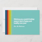 Happy Chanukah-kerstfeestdag Alles Kaart (Achterkant)