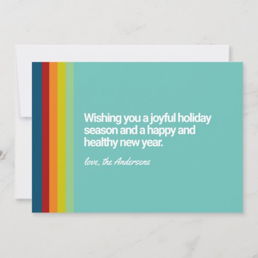 Happy Chanukah-kerstfeestdag Alles Kaart (Achterkant)