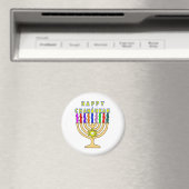 Happy Chanukah Lights Magnet (Insitu (Vaatwasser))