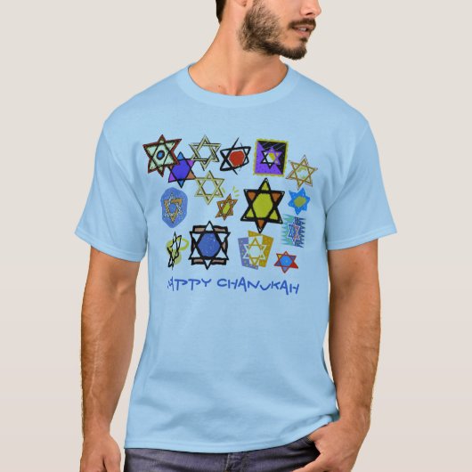 HAPPY CHANUKAH MANNEN SHIRTEN & HOODIES - JUDAICA (Voorkant)