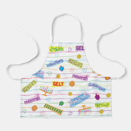 Happy Chanukah Pattern Schort