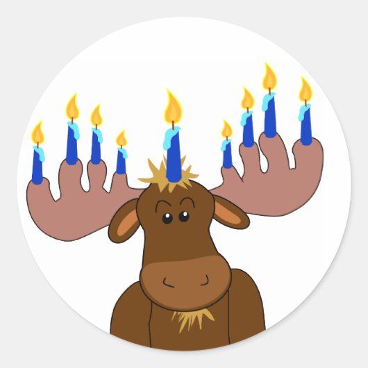 Happy Chanukah Sticker (Voorkant)