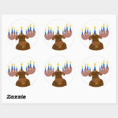 Happy Chanukah Sticker (Vel)