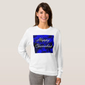 Happy Chanukah Swirls T-shirt (Voorkant volledig)