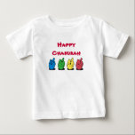 Happy Chanukah T-shirt<br><div class="desc">Happy Chanukah T-shirt met droidelshanukah hannukkah Chanukdah</div>