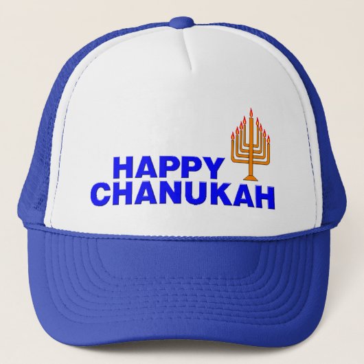 Happy Chanukah Trucker Pet (Voorkant)