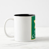 Happy Chanukah Tweekleurige Koffiemok (Links)