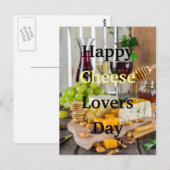 Happy Cheese Lovers Day Briefkaart (Voorkant / Achterkant)