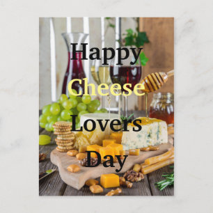 Happy Cheese Lovers Day Briefkaart